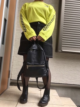 「H&M（エイチ・アンド・エム）のアイテム（タイツ/ストッキング）」を使った、あんちゃんさん（レディース・170cm）の秋コーディネート