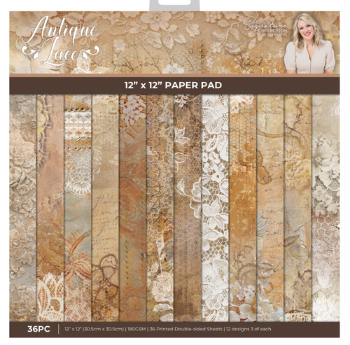 Crafter's Companion -Sara Signature - Antique Lace - SS-AL-PAD12