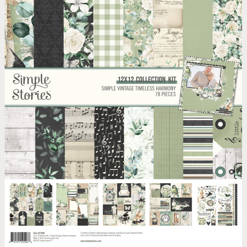 Simple Stories - 12x12 Collection Kit - Simple Vintage Timeless Harmony - 27000