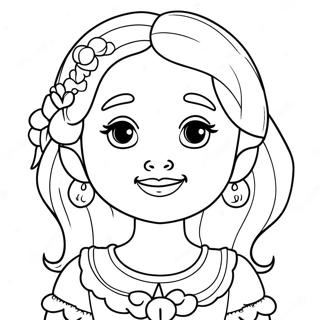 Moriah Elizabeth Cute Character Coloring Page 10711 8524