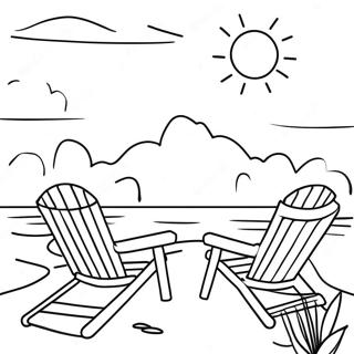 Été Pour Adultes Pages À Colorier