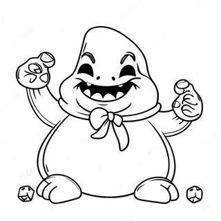 Oogie Boogie Mit Würfeln Ausmalbild 15891-12527