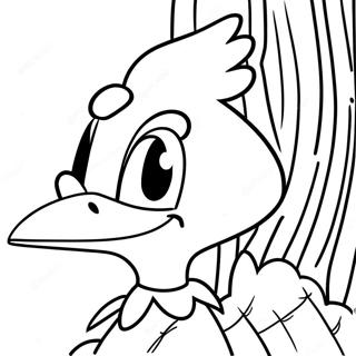 Pájaro Loco Páginas Para Colorear