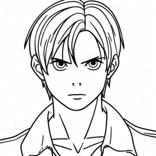 Eren Yeager Pages À Colorier