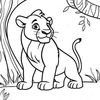 El Rey León 2 Páginas Para Colorear