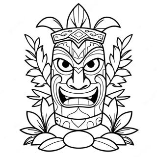 Tiki Pages À Colorier
