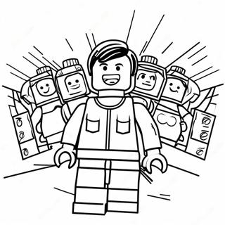 Lego Film Fargeleggingsark