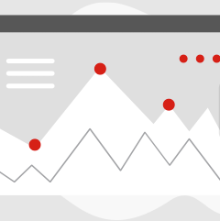 graphic illustration of a stock chart