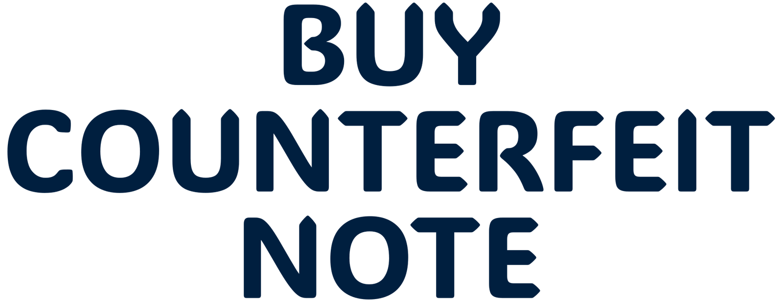 Counterfeit Note Shop