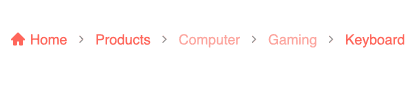 React Breadcrumb Component Disabled Mode