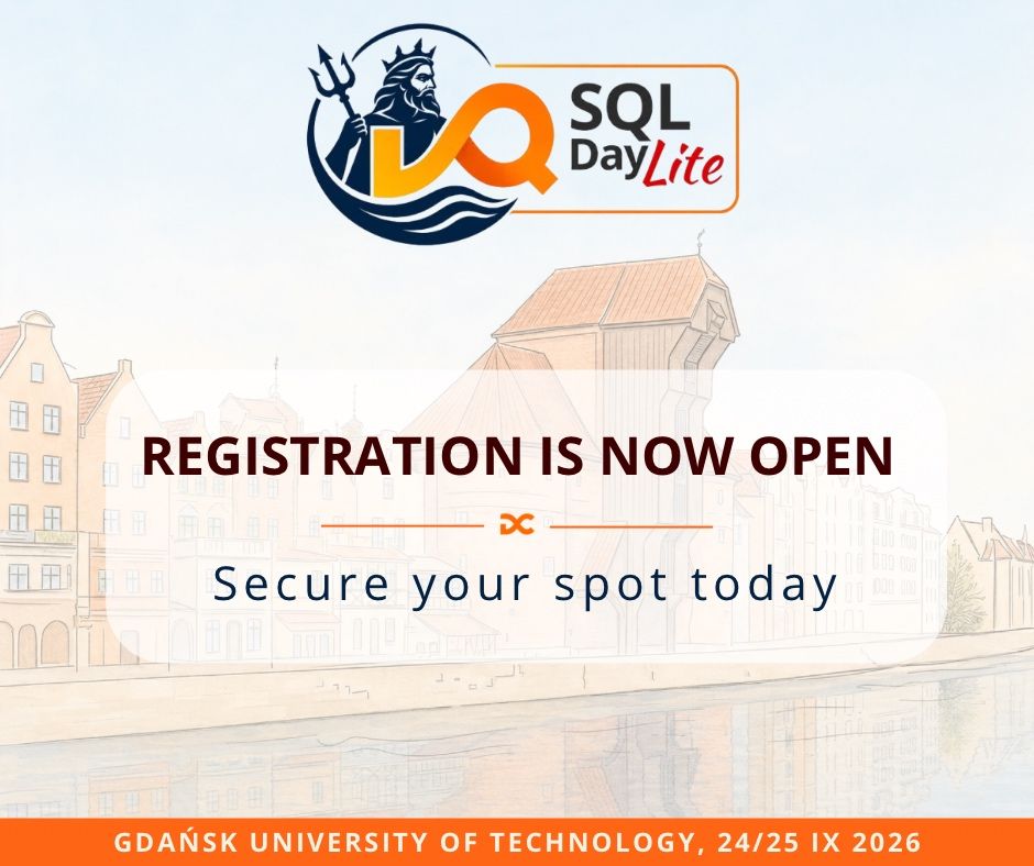 Rejestracja na SQLDay Lite 2026 jest OTWARTA!