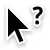 The help cursor, an arrow with a question mark next to it.