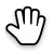 The grab cursor, an open hand.