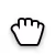 The grabbing cursor, a closed hand.