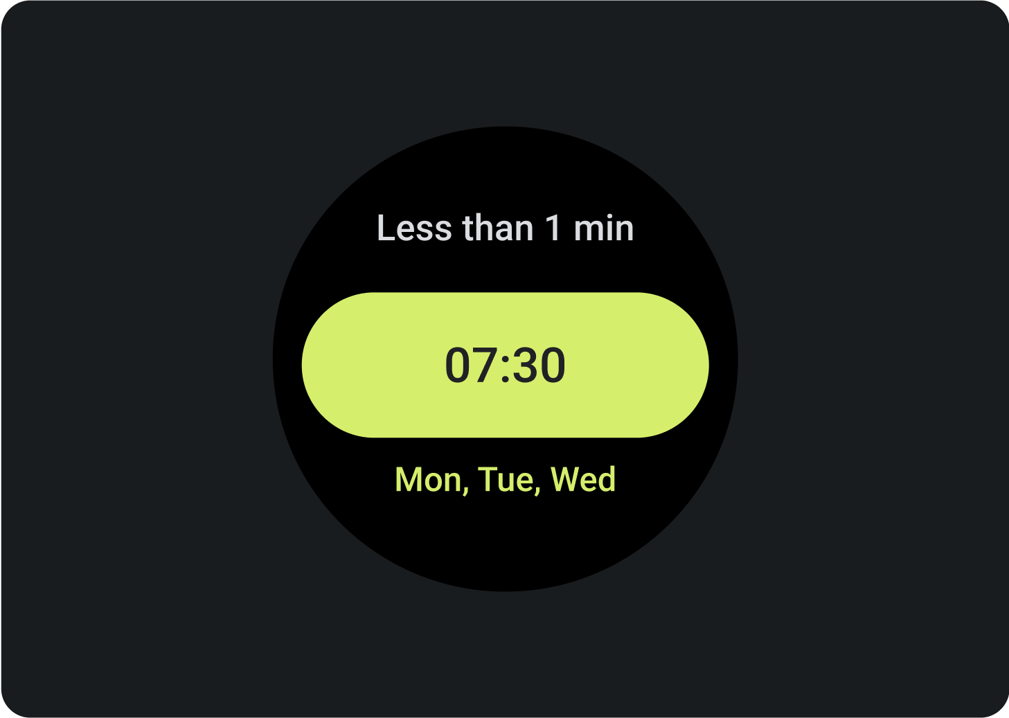 Example of tile preview
