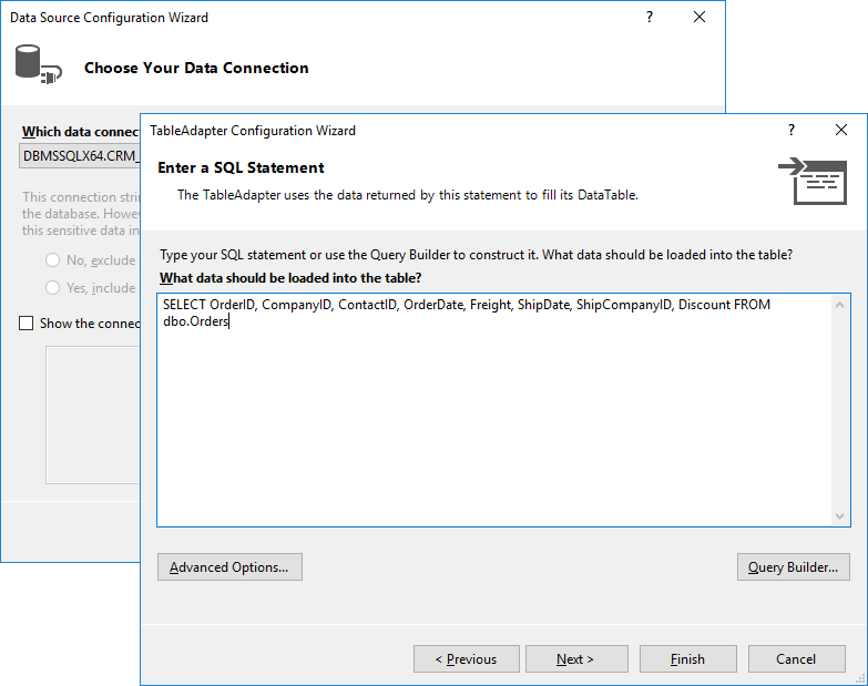 Data Source Configuration Wizard