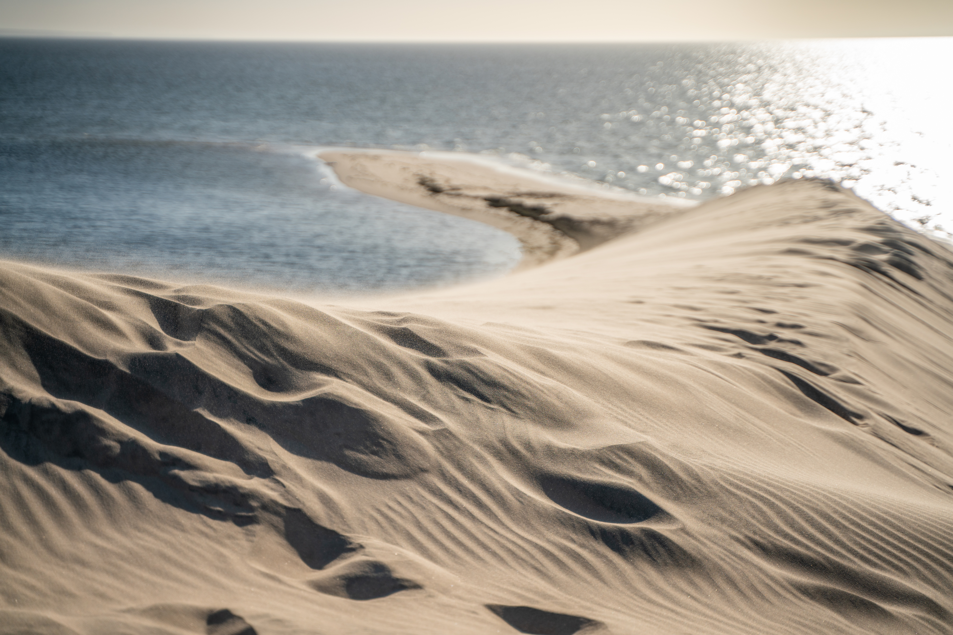 La Duna Blanca de Dakhla, dibujada por la propia naturaleza.