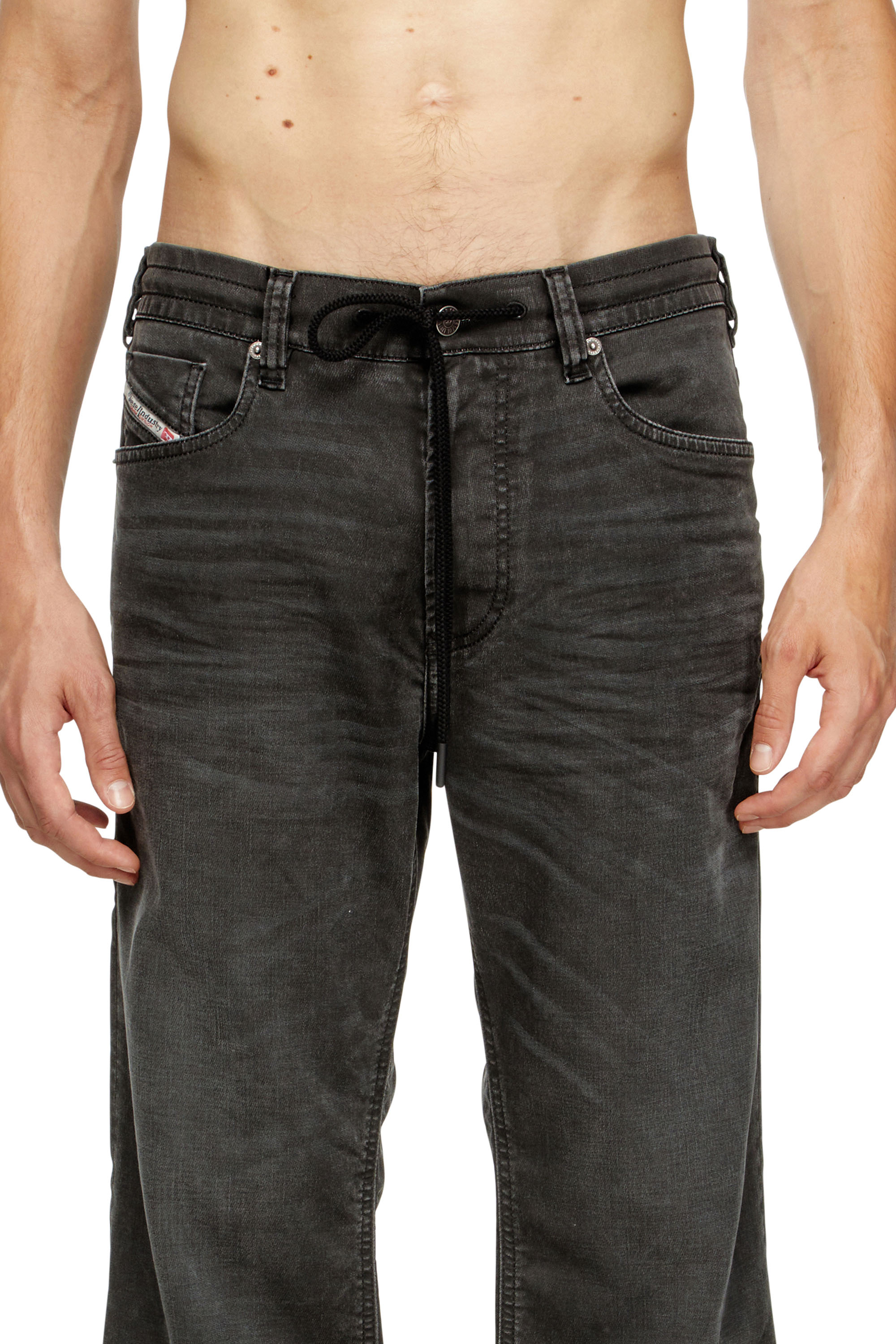 Diesel - Relaxed 2080 D-Reel Joggjeans&reg; 09J75 Hombre, Negro/Gris oscuro - 4
