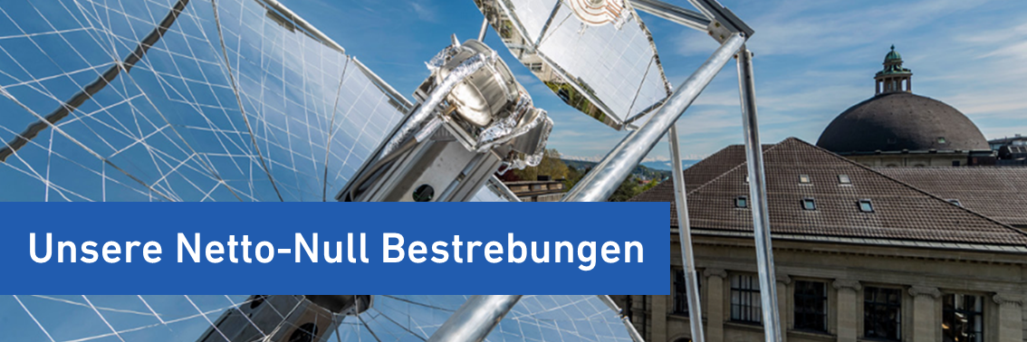 Unsere Netto-Null Bestrebungen, verlinkt zur Seite Netto-Null