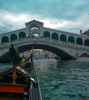 sea, gondola and nature