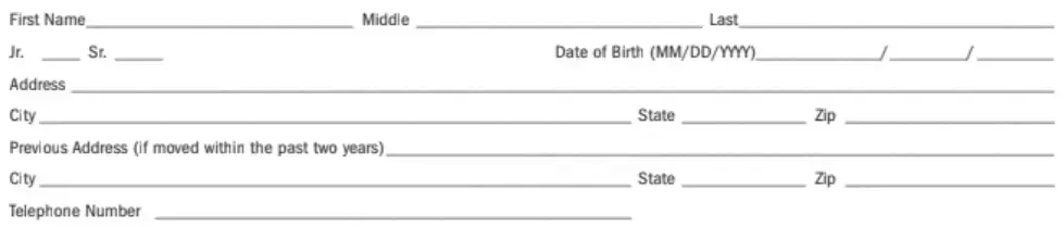 step 4.1 provide your full contact details filling out a credit report dispute form