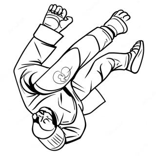 Jiu Jitsu Coloriages