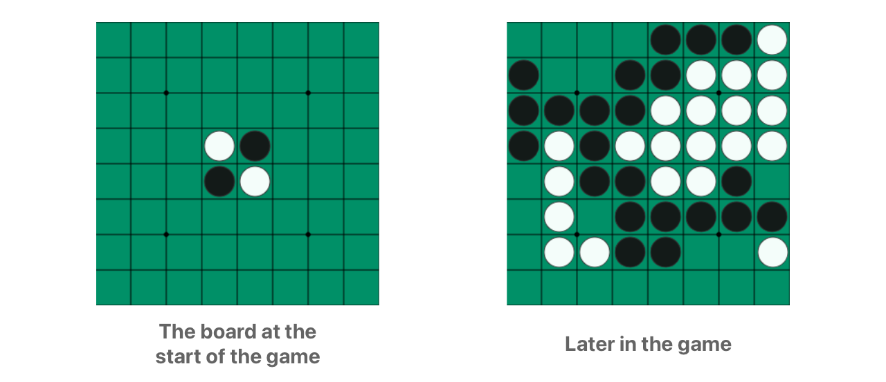 2 Othello boards