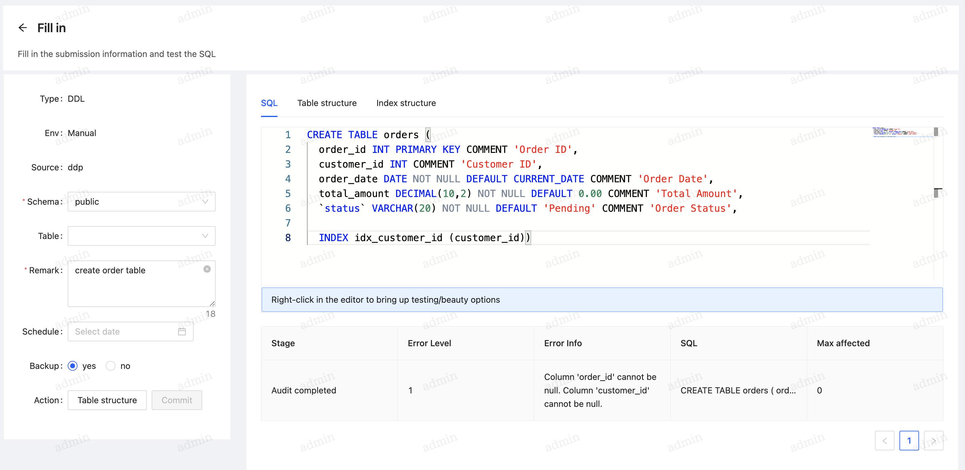 SQL Audit