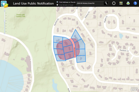 Image of Land Use Public Notification application