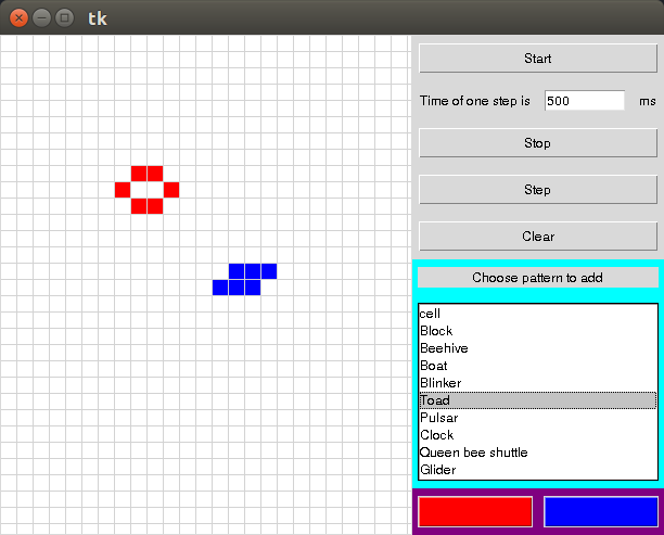 Окно приложения