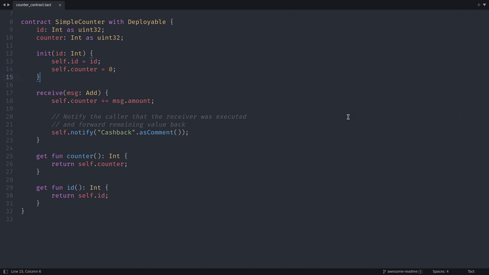 Feature: Indentation