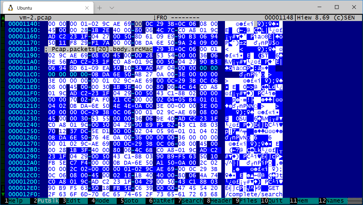 Viewing the MAC address