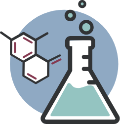 Conical flask icon