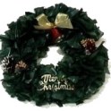 Wreath Made From Recycled Bags