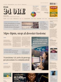 La prima pagina di oggi
