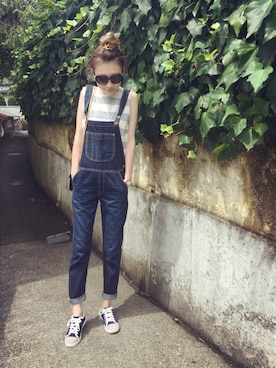 「URBAN RESEARCH Sonny Label（アーバンリサーチサニーレーベル）のアイテム（バングル/リストバンド）」を使った、ukapiさん（レディース・158cm）の夏コーディネート