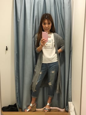 「アイテム（カバーオール）」を使った、まりっぺさん（レディース・160cm）の春コーディネート