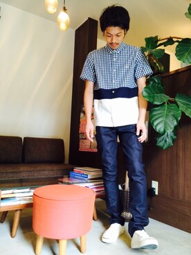 「アイテム（家具）」を使った、comoさん（メンズ・178cm・30代）の夏コーディネート