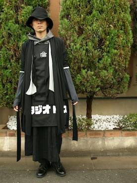 「アイテム（エプロン）」を使った、走一路さん（メンズ・175cm・30代）の秋コーディネート