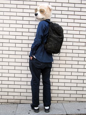 「Name.（ネーム）のName. BORDER HIGH SOX（ソックス/靴下）」を使った、ザッシュ（仮称）さん（メンズ・171cm）の夏コーディネート