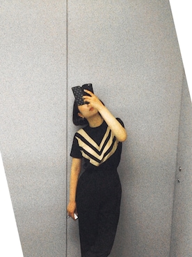 「ENFOLD（エンフォルド）のアイテム（パンツ）」を使った、Aiko Kurikawaさん（レディース・175cm・20代）の夏コーディネート