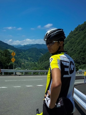「アイテム（ジャージ）」を使った、LifeTimeCycle.jpさん（メンズ・187cm）の夏コーディネート