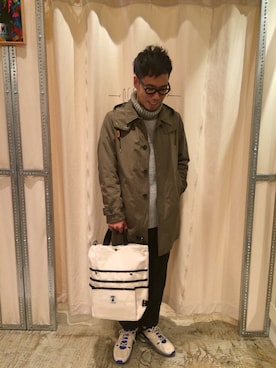 「アイテム（ショルダーバッグ）」を使った、さとうじゅんさん（メンズ・175cm・30代）の冬コーディネート