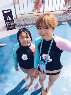 「アイテム（水着）」を使った、薇依妈さん（キッズ・135cm）の夏コーディネート