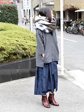 「FFIXXED STUDIOS（フィックスステュディオス）のアイテム」を使った、Wallace & Murronさん（レディース・162cm）の秋コーディネート