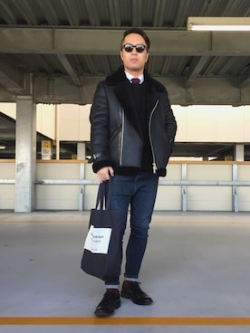 「WEGO（ウィゴー）のアイテム（フォーマルスーツ/小物）」を使った、KEIさん（メンズ・168cm）の秋コーディネート