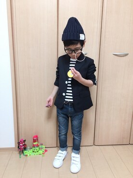 「アイテム（セットアップ）」を使った、＊AR＊さん（キッズ・110cm）の冬コーディネート