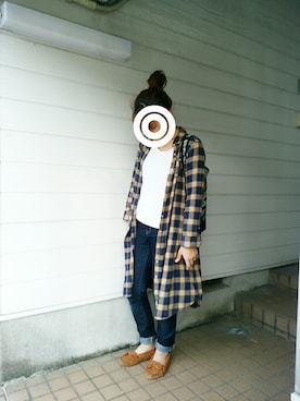 「Minnetonka（ミネトンカ）のアイテム（その他）」を使った、sayさん（レディース・160cm）の秋コーディネート