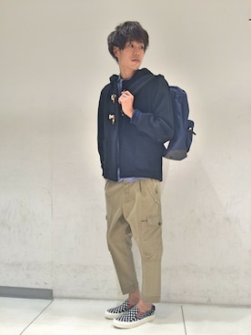 「FRAPBOIS（フラボア）のアイテム（シャツ/ブラウス）」を使った、EGAさん（メンズ・180cm）の秋コーディネート