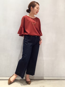 「ワインレッド」｜fuchikoさん（レディース・152cm）の秋コーディネート
